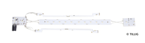 Tillig 08922 - TT - LED-Innenbeleuchtung analog / digital für Doppelstockwagen Twindexx Vario